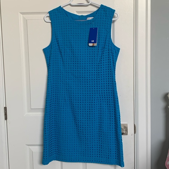 Ladies Alfred Sung Blue Dress - Picture 2 of 6